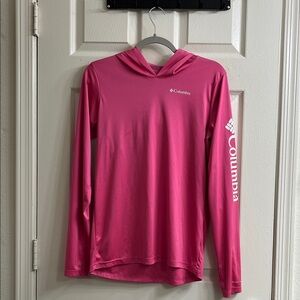 Columbia Fuchsia Long Sleeve Hoodie